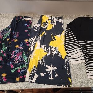 Floral and Striped Tops